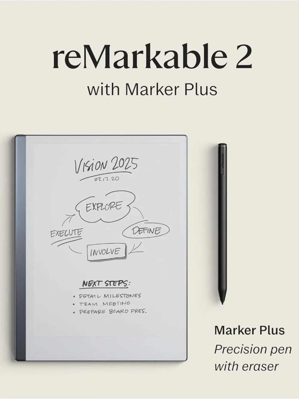 Remarkable2 tablet + Stylus - New!